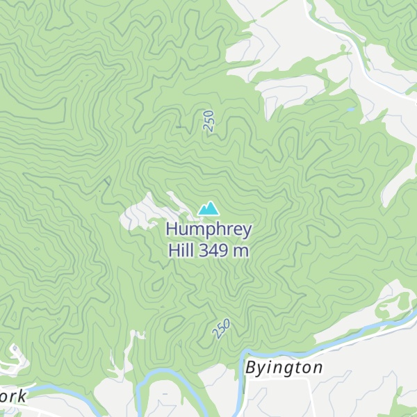 Map of Humphrey Hill