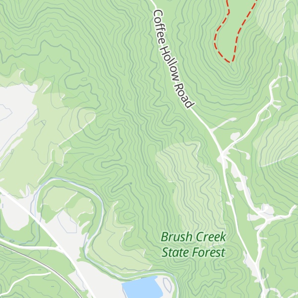 Map of Mill Dam Hill