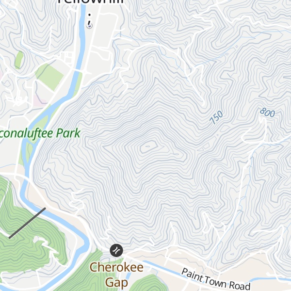 Map of Spray Ridge