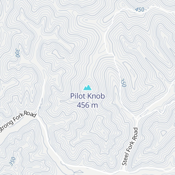 Map of Pilot Knob