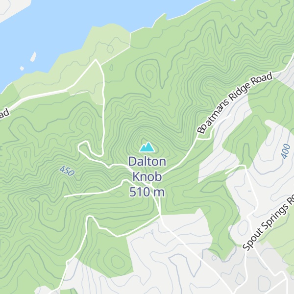 Map of Dalton Knob