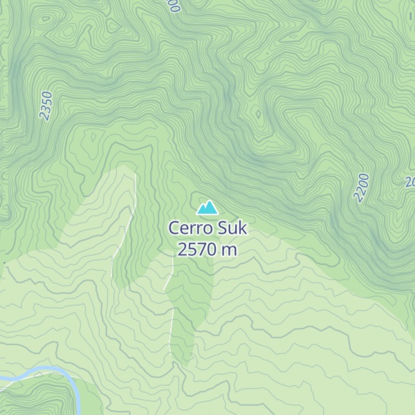 Map of Cerro Suk