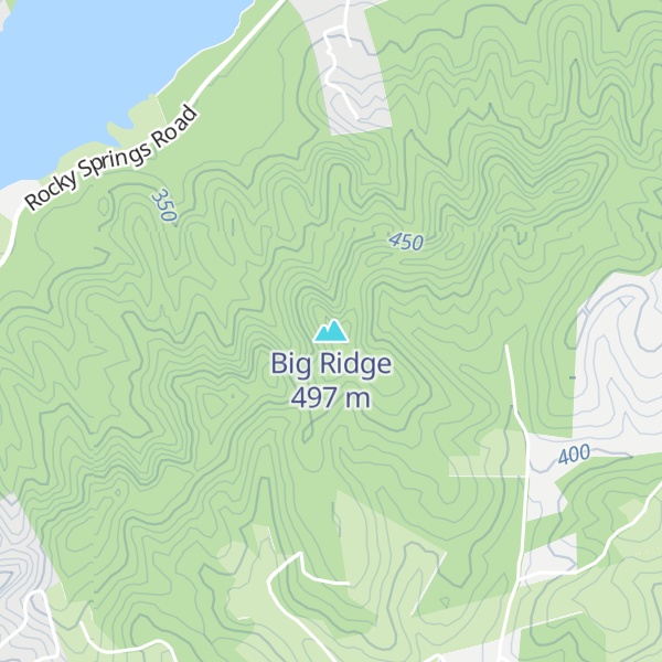 Map of Big Ridge