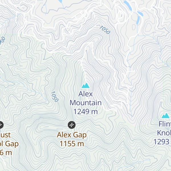 Map of Alex Mountain