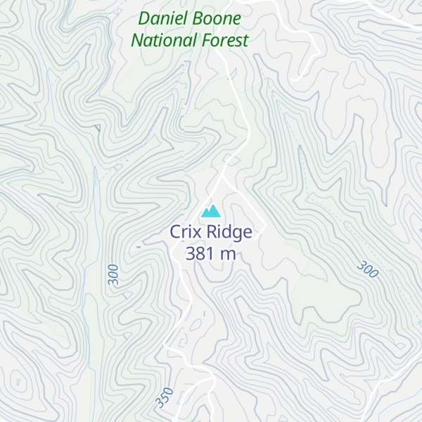 Map of Crix Ridge