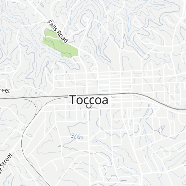 Map of Toccoa-Stephens County Chamber of Commerce and Welcome Center