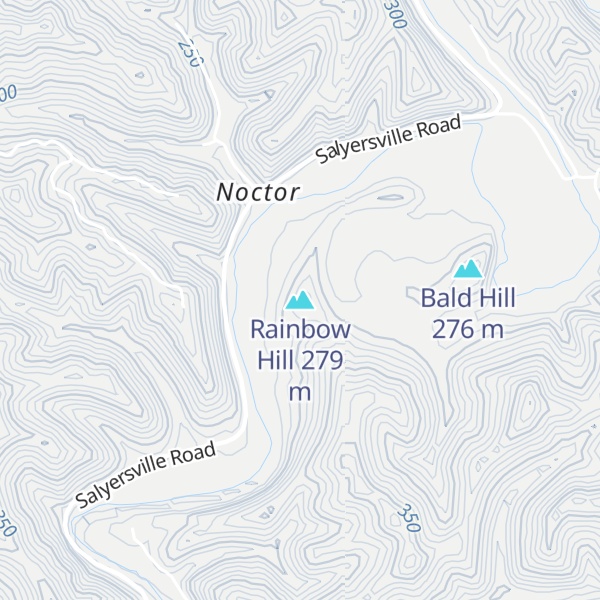 Map of Rainbow Hill