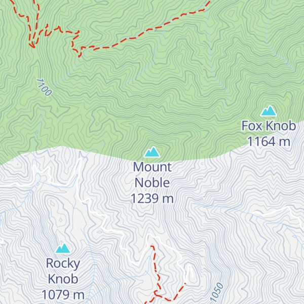 Map of Mount Noble