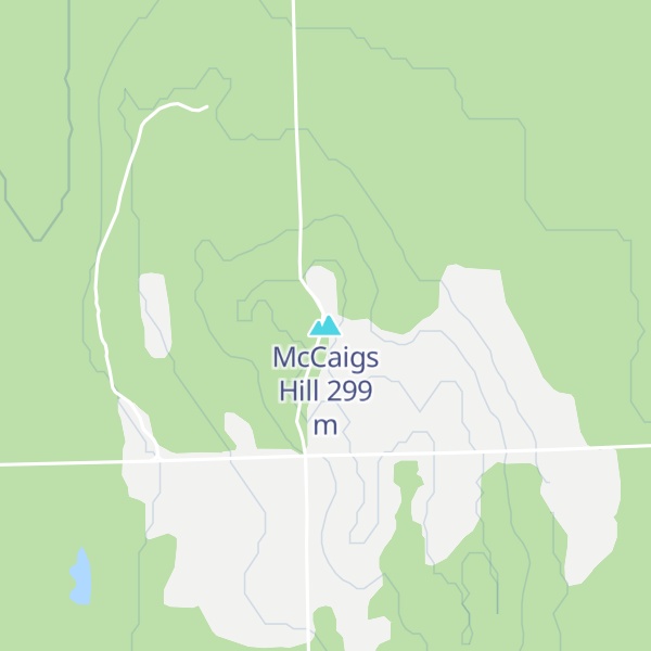 Map of McCaigs Hill