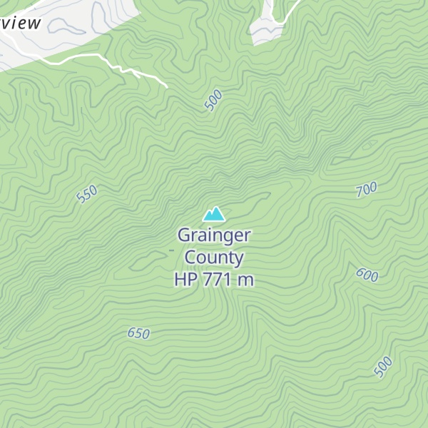 Map of Grainger County HP