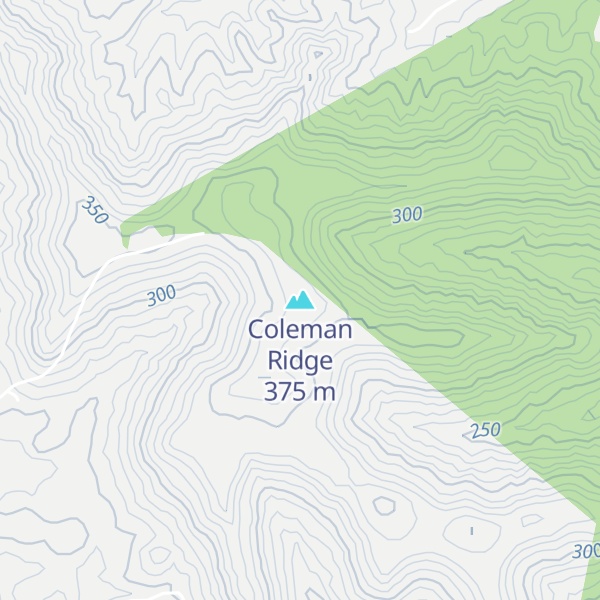 Map of Coleman Ridge