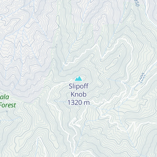 Map of Slipoff Knob
