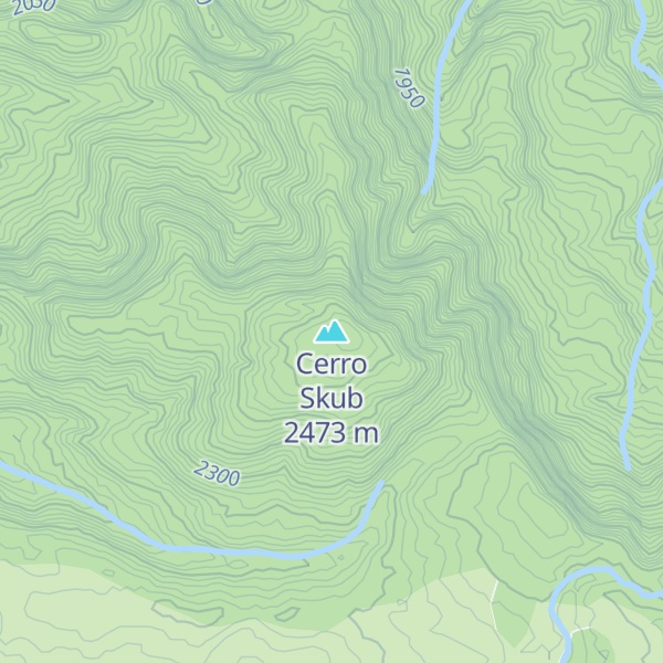 Map of Cerro Skub