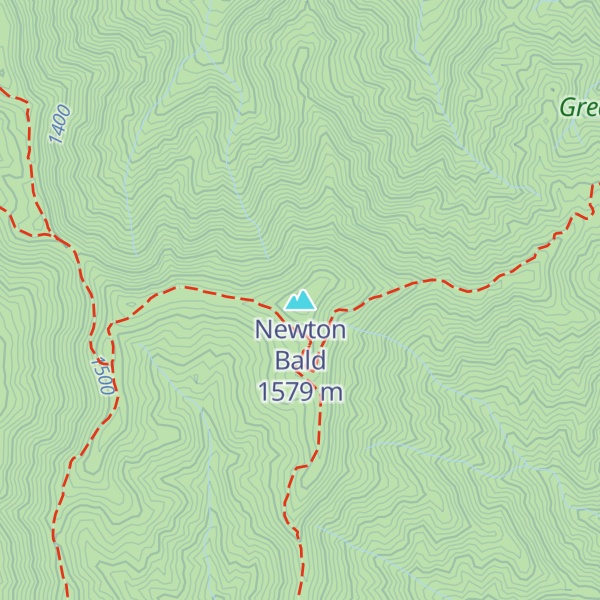 Map of Newton Bald