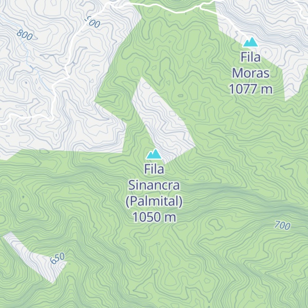 Map of Fila Sinancra (Palmital)