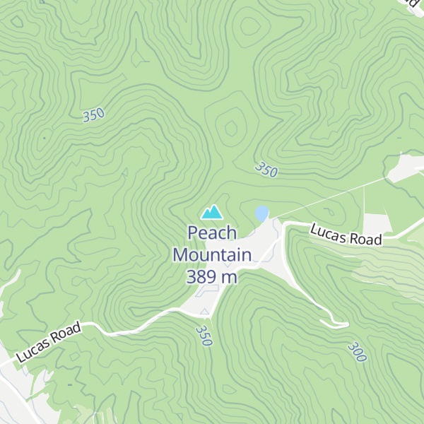 Map of Peach Mountain