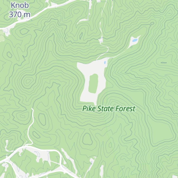 Map of Palmer Mountain