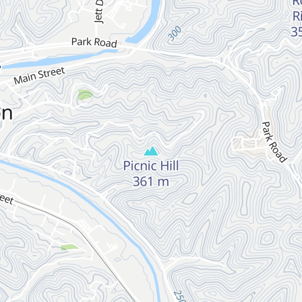 Map of Picnic Hill