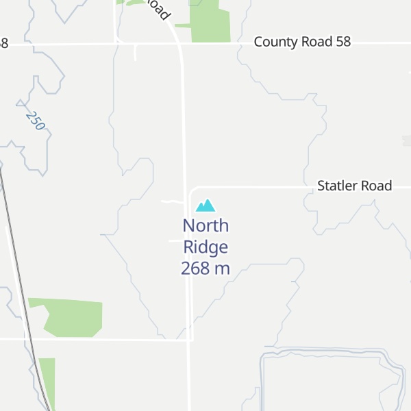 Map of North Ridge