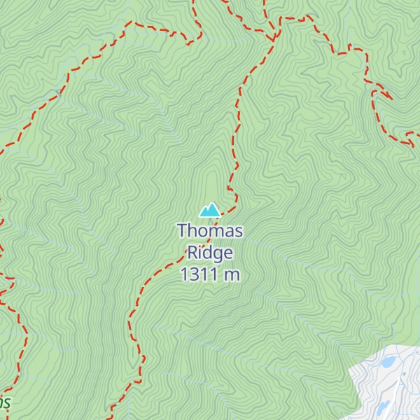 Map of Thomas Ridge