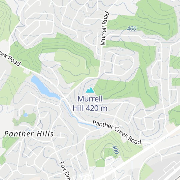 Map of Murrell Hill