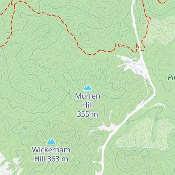Map of Murren Hill