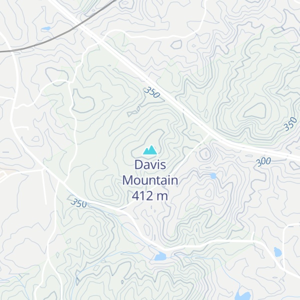 Map of Davis Mountain