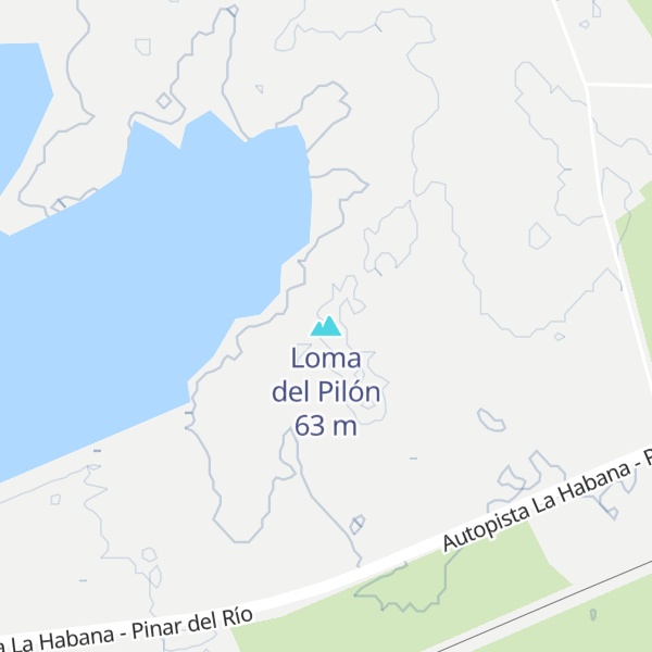 Map of Loma del Pilón