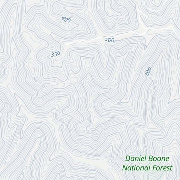 Map of Langdon Knob
