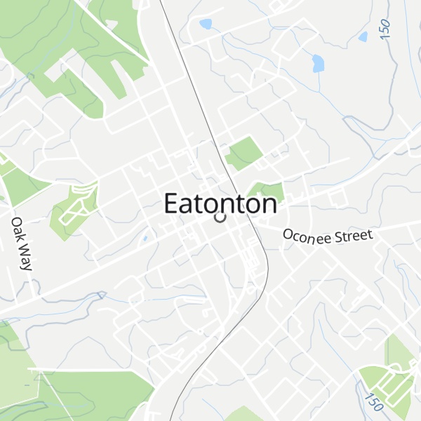 Map of Eatonton Welcome Center