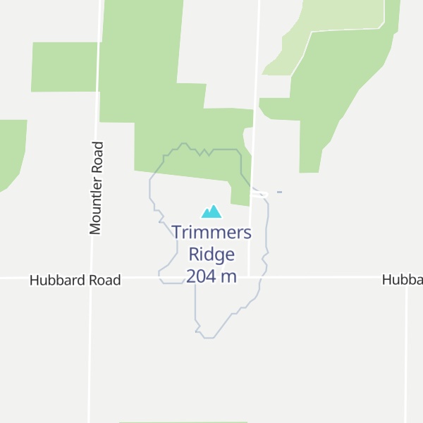 Map of Trimmers Ridge