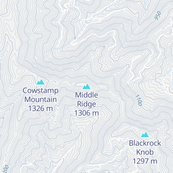 Map of Middle Ridge