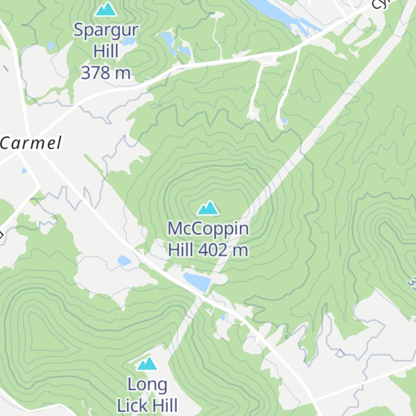 Map of McCoppin Hill