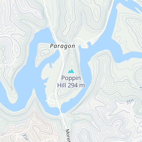 Map of Poppin Hill