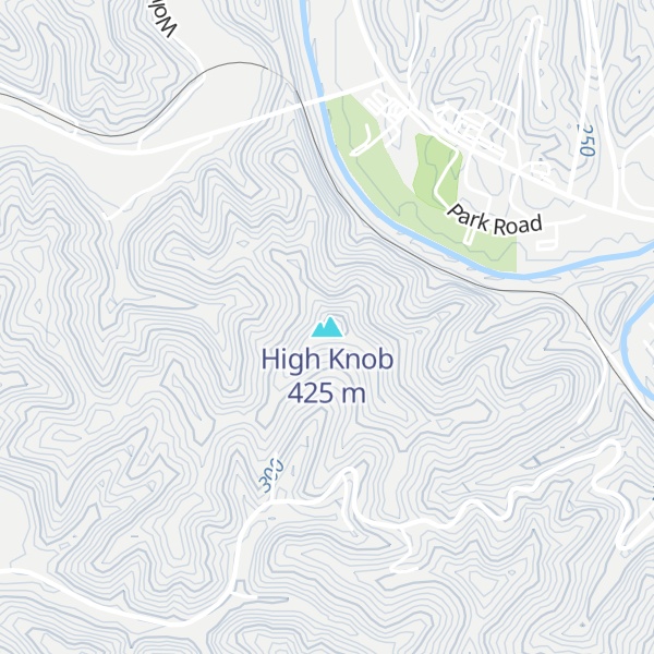 Map of High Knob