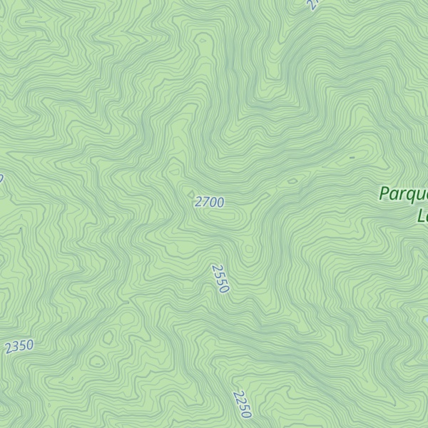 Map of Cerro Matama