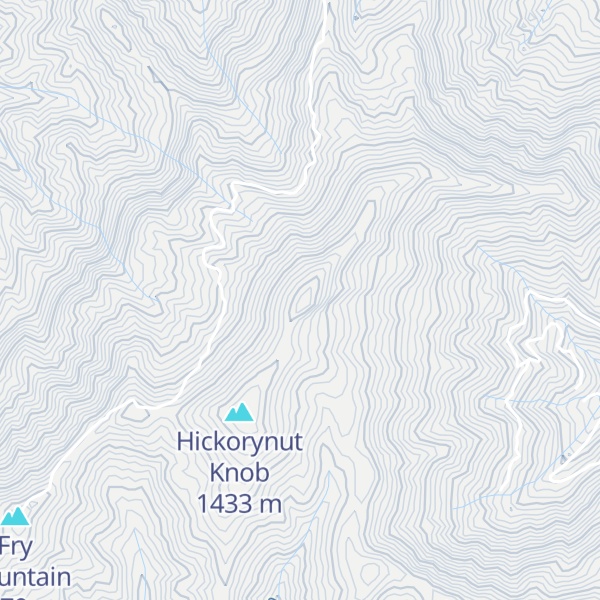 Map of Rattlesnake Knob