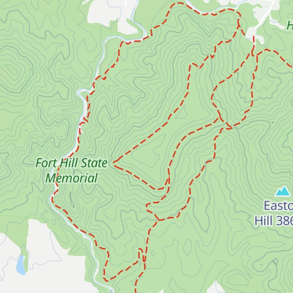 Map of Fort Hill