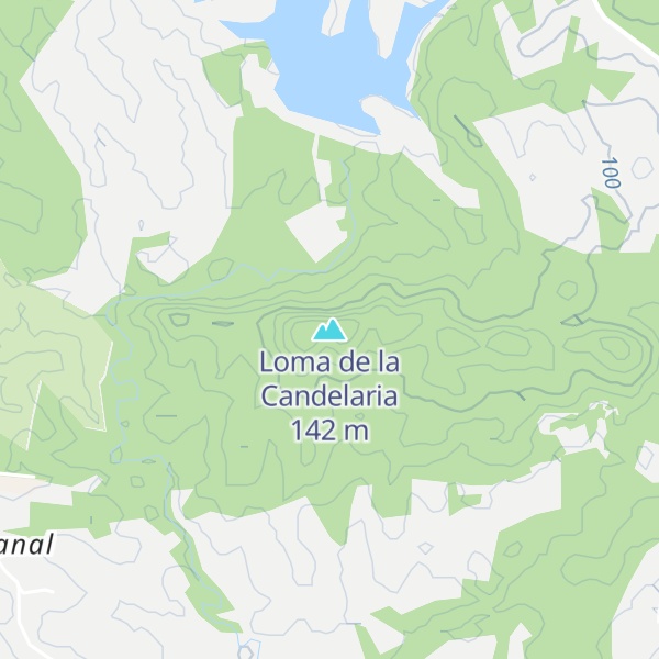 Map of Loma de la Candelaria