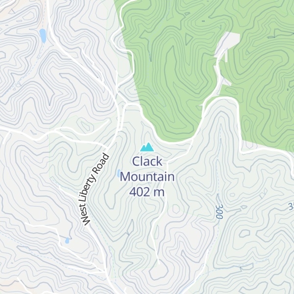 Map of Clack Mountain