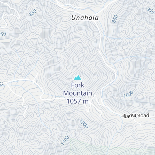 Map of Fork Mountain