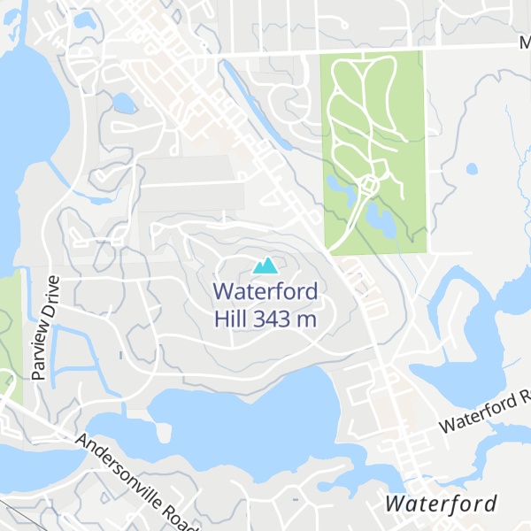 Map of Waterford Hill