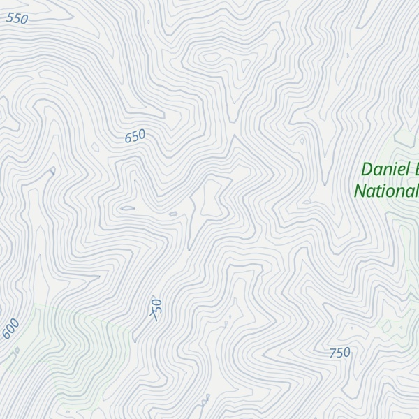 Map of Kentucky Ridge