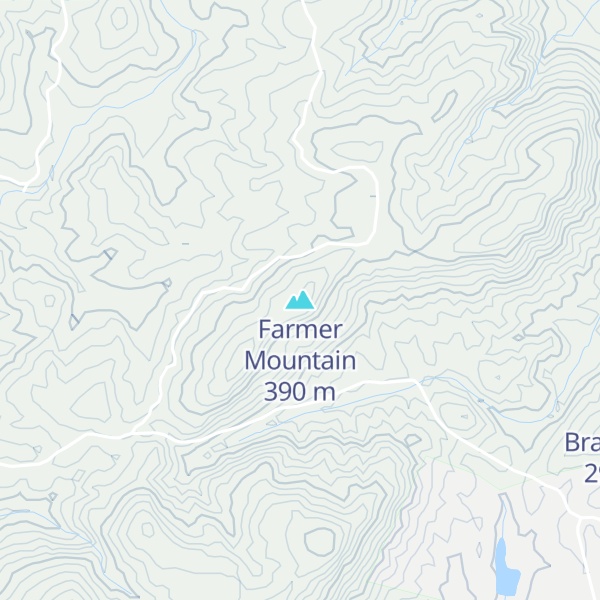 Map of Farmer Mountain