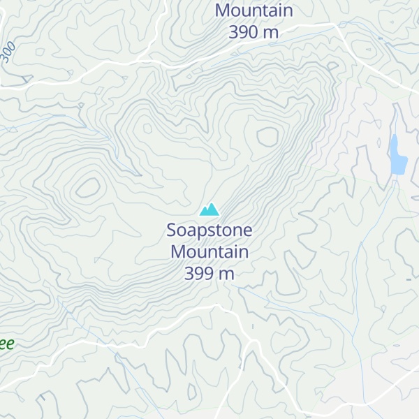 Map of Soapstone Mountain