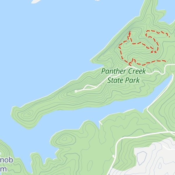 Map of Hunt Knob