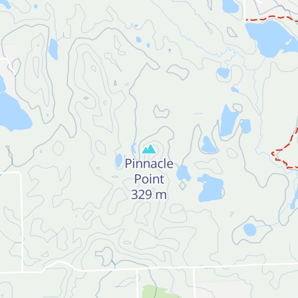 Map of Pinnacle Point
