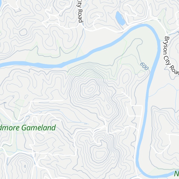 Map of Hall Mountain