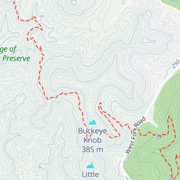 Map of Durrell Mountain