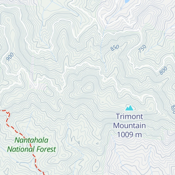 Map of Grassy Knob